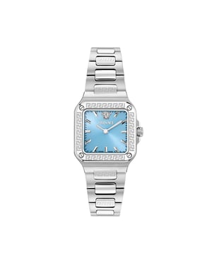 Versace Greca Edge Dames Horloge Zilverkleurig VE5G00726