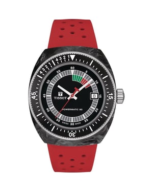 Tissot Sideral S Powermatic 80 Unisex Horloge Rood T1454079705702