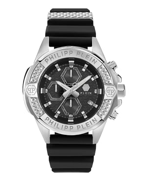 Philipp Plein The $kull Chrono Heren Horloge Zwart PWWFA0125