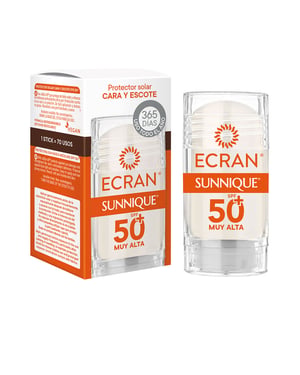 Ecran Sunnique Gezicht En Decolleté Spf50+ Stick 30 ml