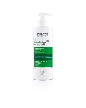 Dercos Anti-roos Shampoo Voor Vet Haar 390 ml