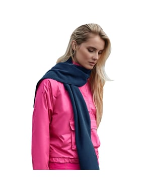 Beechfield Fleece Gerecycleerde Winter Sjaal (Franse marine)