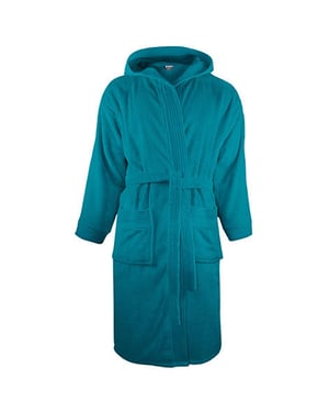 The One Towelling Kapjurk voor volwassenen (Turquoise)