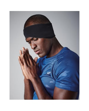 Beechfield Sports Tech Softshell Hoofdband (Zwart)