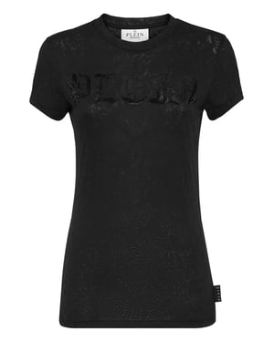 T-Shirt Ronde Hals Gothic Plein
