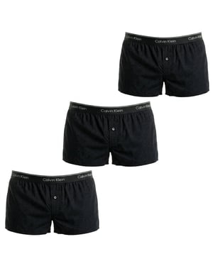 Verpakking van 3 Heren Loszittende Gebreide Boxers Katoen Klassiekers NB4005A