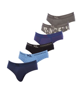 Verpakking van 6 Heren Katoenen Boxershorts KLSP6