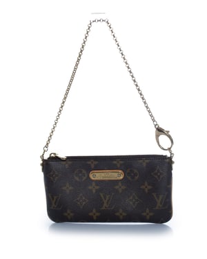 Louis Vuitton, Milla pochette in monogram canvas