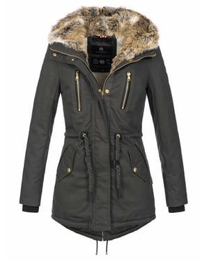 Navahoo Dames Winterjas Diamond – Warm, Elegant & Teddyfleece Voering