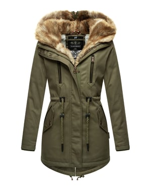 Navahoo Dames Winterjas Diamond – Warm, Elegant & Teddyfleece Voering