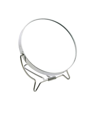 Dubbele Metalen Spiegel X3 Met Inklapbare Steun 12,2 Cm 1 Stuk