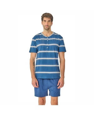 Heren Zomerse Korte Mouwen Pyjama JJB21
