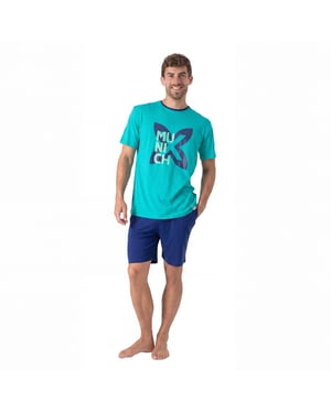 Heren Zomer Korte Pyjama's MU9