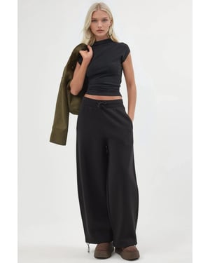 Dames Lange Fleece Joggingbroek