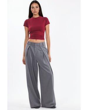  Hoge Taille Wijde Pantalonbroek