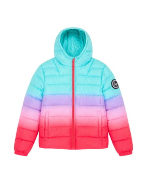Meisjes Gewatteerde Jas Kinderen Roze Hooded Gequilt Warme Winterjas