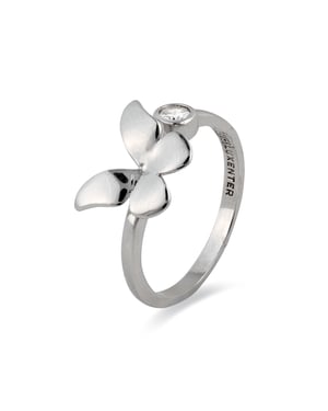 Luxenter 925 Sterling Zilver en Rhodium Plated Zirkonia Ring - Azayn
