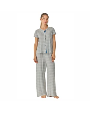 Dames Zomer Pyjama's met Flowing Lange Broek JJB28