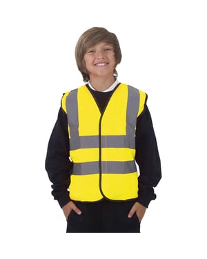 Yoko Hi-Vis Childrens Unisex Taillejas / Jasje (Hi-Vis Geel)