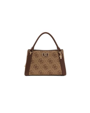Guess Schoudertas Latte Logo/Bruin