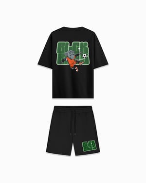 Black Bananas Kinderen World Cup Twin Set, Zwart