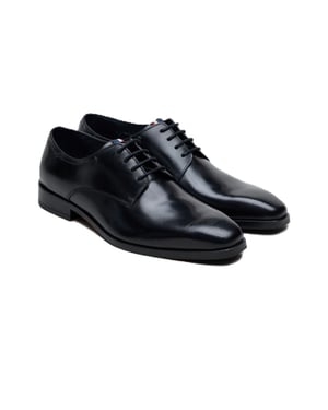 Ben Sherman Kenton Leren Heren Zwarte Veterschoenen
