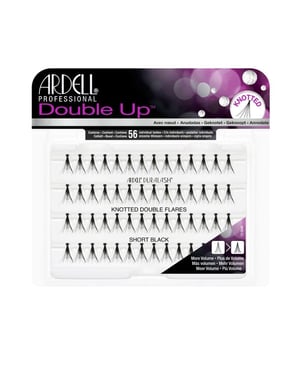 Ardell Individuals Double Up Geknoopte Dubbele Flares #kort Zwart