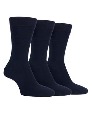 3-Pack Heren Bamboe Dress Sokken Zachte Ademende Sokken