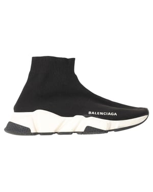 Balenciaga Speed Sneakers in Zwarte Polyester
