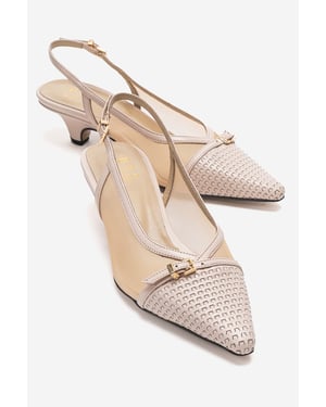 Laviera Mesh Slingback Pump