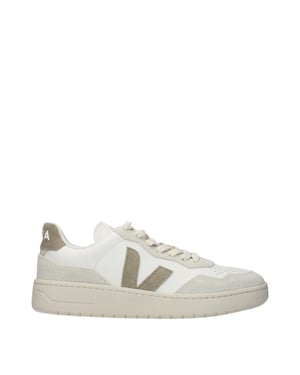 Veja Witte Leren Lage Sneakers
