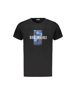 Bikkembergs Zwarte Katoenen Heren T-Shirt