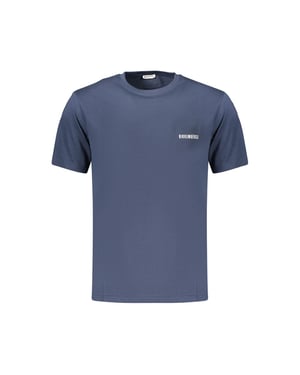 Bikkembergs Blauw Katoenen Heren T-Shirt