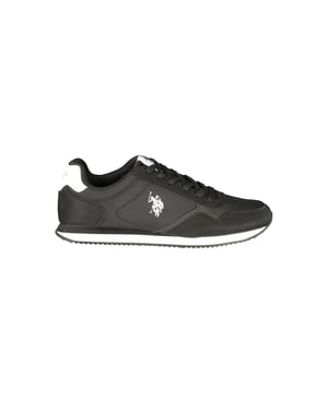 U.S. POLO ASSN. Zwarte Polyurethaan Sneakers voor Mannen