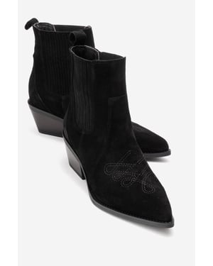 Julieta Leren Blokhak Western Boot (Dames)