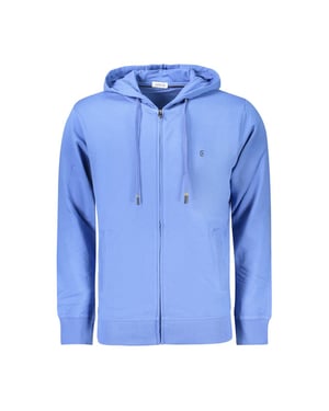 Coveri Bewegende Blauwe Katoenen Heren Sweatshirt