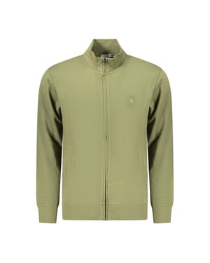 Coveri Beweegbare Groene Katoenen Heren Sweatshirt