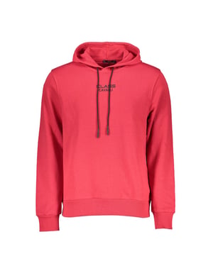 Cavalli Class Rosso Katoenen Heren Sweatshirt