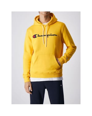Champion Gele Katoenen Sweatshirt