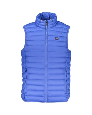 Noorwegen 1963 Blauwe Polyester Heren Vest