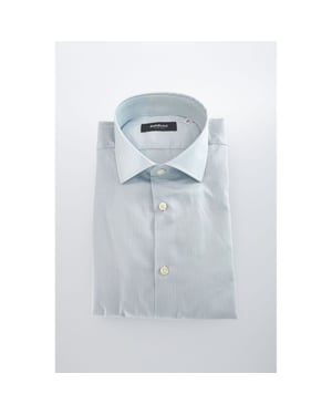 Baldinini Trend Lichtblauwe Katoenen Heren Shirt