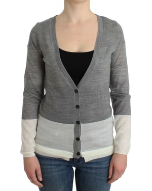 Costume National Grijze lichtgewicht cardigan