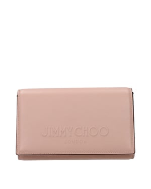 Jimmy Choo Roze Leren Clutch Tas