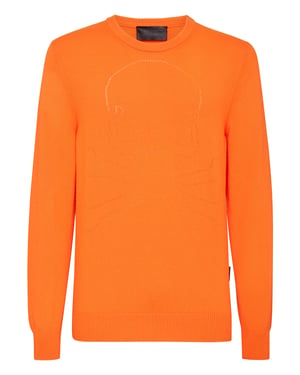 Pullover Ronde Hals Skull And Plein
