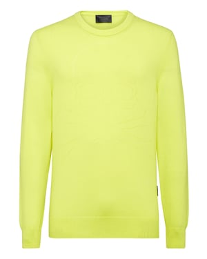 Pullover Ronde Hals Skull And Plein