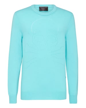 Pullover Ronde Hals Skull And Plein