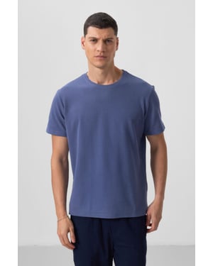 Heren Regular Fit Crew Neck T-shirt