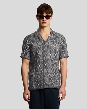 Korte Mouwen Botanische Graphic Shirt