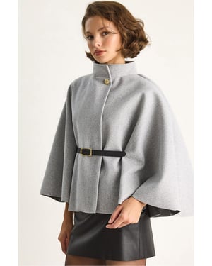 Oversized Wolmix Overjas