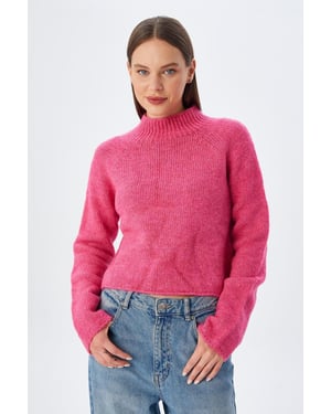 Dames Gecropte Gewoven Trui